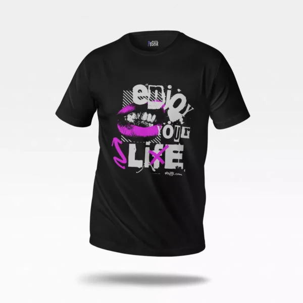 تیشرت نوشته Enjoy Your Life