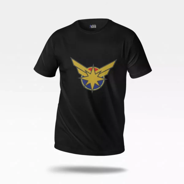 تیشرت مارول طرح لوگوی کاپیتان مارول (Captain Marvel)