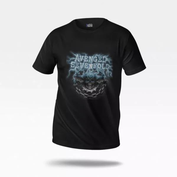 تیشرت آوِنجد سون فولد طرح جمجمه (Avenged Sevenfold)