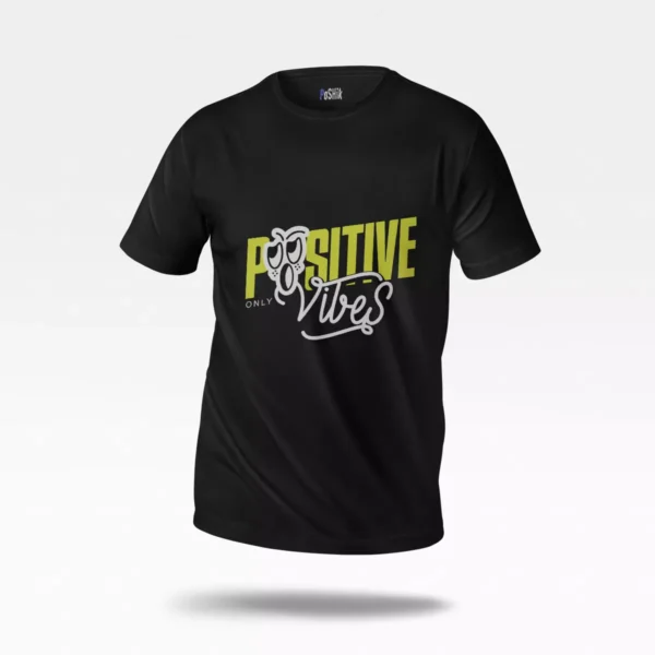 تیشرت حال و هوای مثبت طرح Positive Vibes