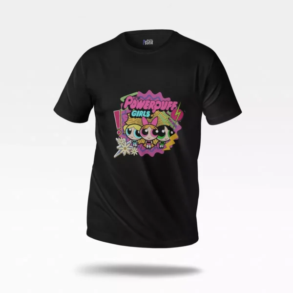 تیشرت پاورپاف گرلز طرح کارتونی (Powerpuff Girls)
