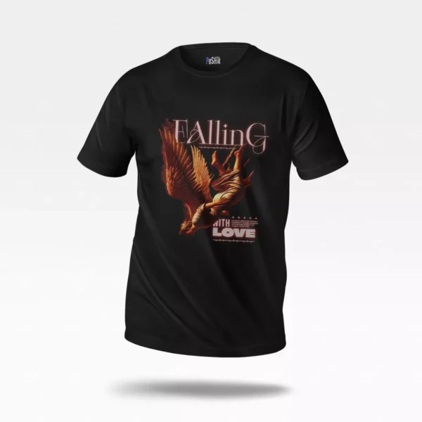 تیشرت ققنوس طرح Falling With Love