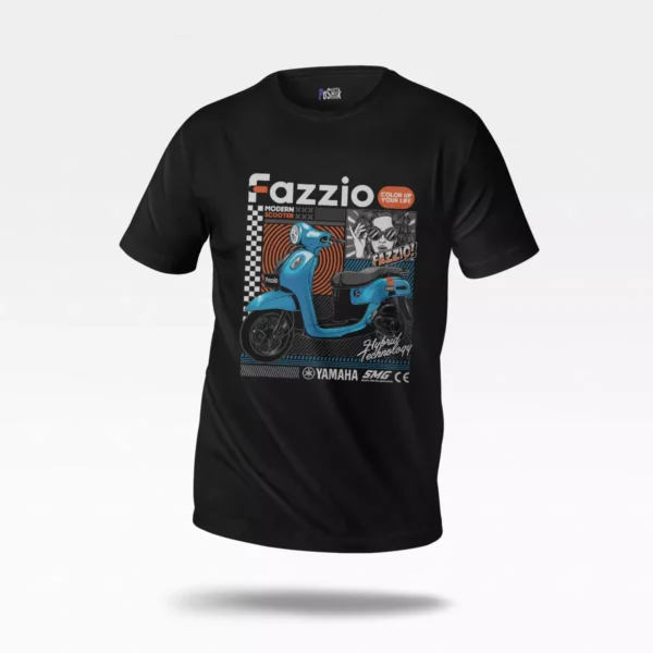 تیشرت طرح اسکوتر Fazzio (Yamaha)