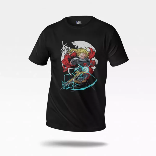 تیشرت انیمه فول‌متال آلکمیست طرح ادوارد الریک (Edward Elric)