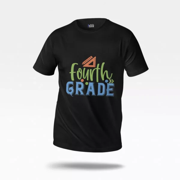 تیشرت مدرسه طرح Fourth Grade