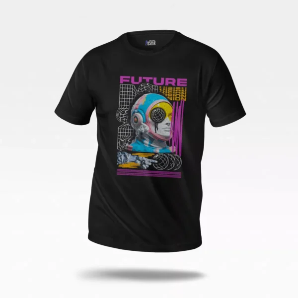 تیشرت فضانورد جمجمه طرح Future