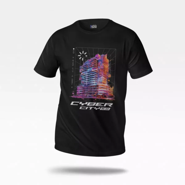 تیشرت سایبرپانک طرح Cyber City 5.0