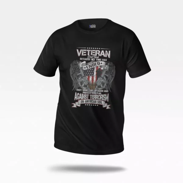 تیشرت وینتیج طرح Veteran