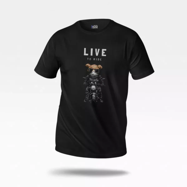 تیشرت موتورسواری طرح Live To Ride