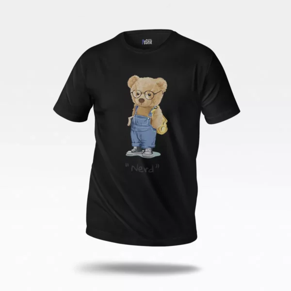 تیشرت خرس عینکی طرح Nerd