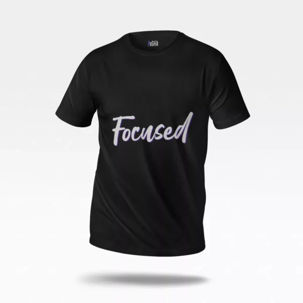 تیشرت انگیزشی طرح Focused