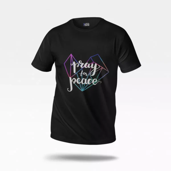 تیشرت نوشته Pray for Peace