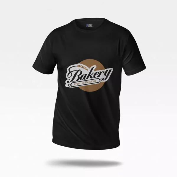 تیشرت طرح لوگوی Bakery