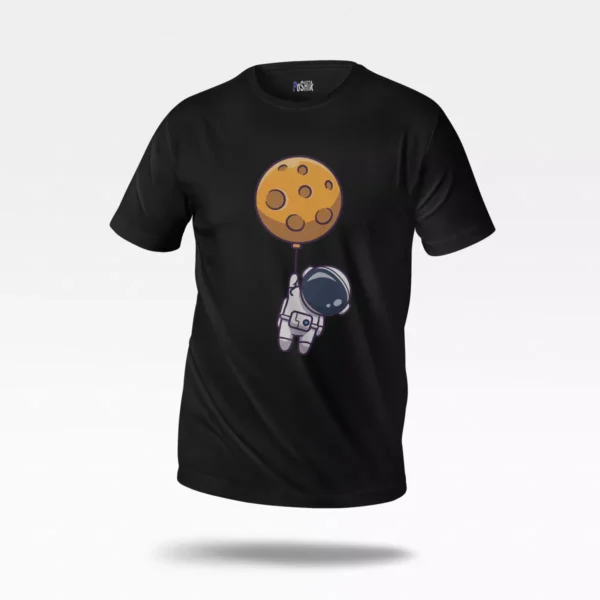 تیشرت فضانورد طرح بادکنک ماه (Astronaut Moon Balloon)