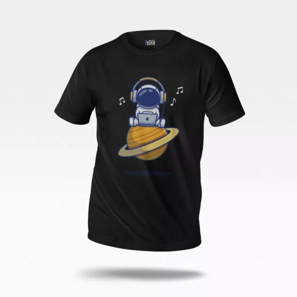 تیشرت فضانورد طرح هدفون (Astronaut with Headphones)