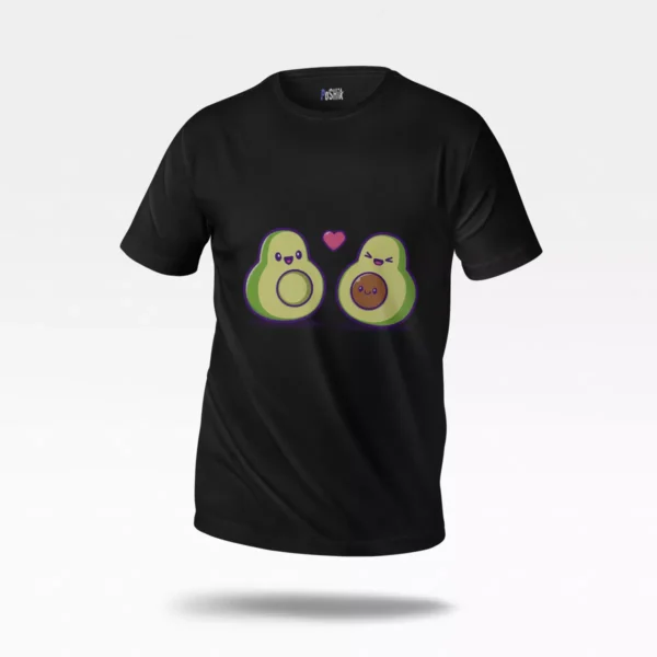 تیشرت آووکادو طرح کیوت عاشقانه (Cute Avocado)