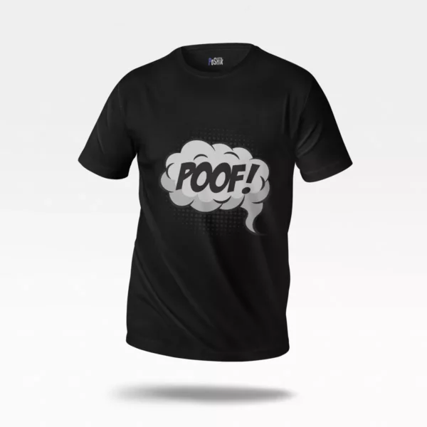 تیشرت طرح کمیک POOF