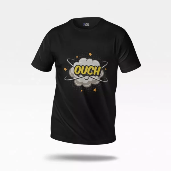تیشرت طرح کمیک OUCH