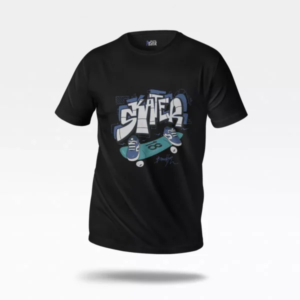 تیشرت اسکیت طرح گرافیتی Skater