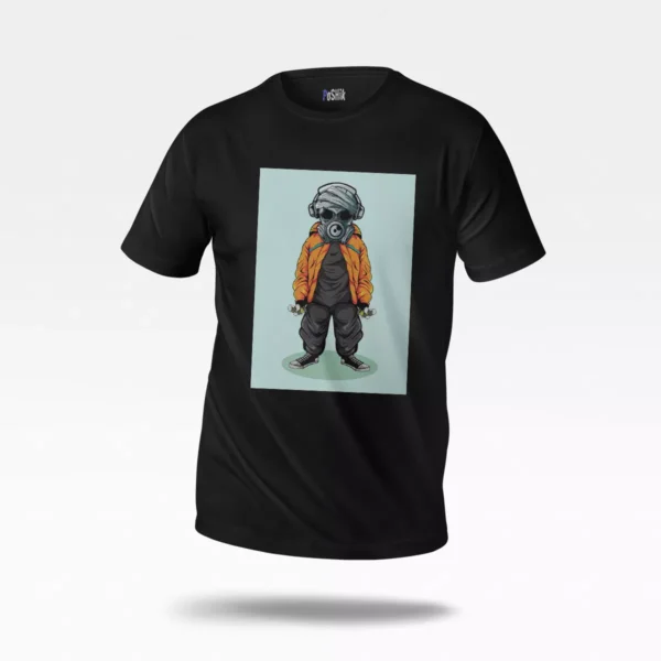 تیشرت طرح کاراکتر ماسک‌دار (Street Character)