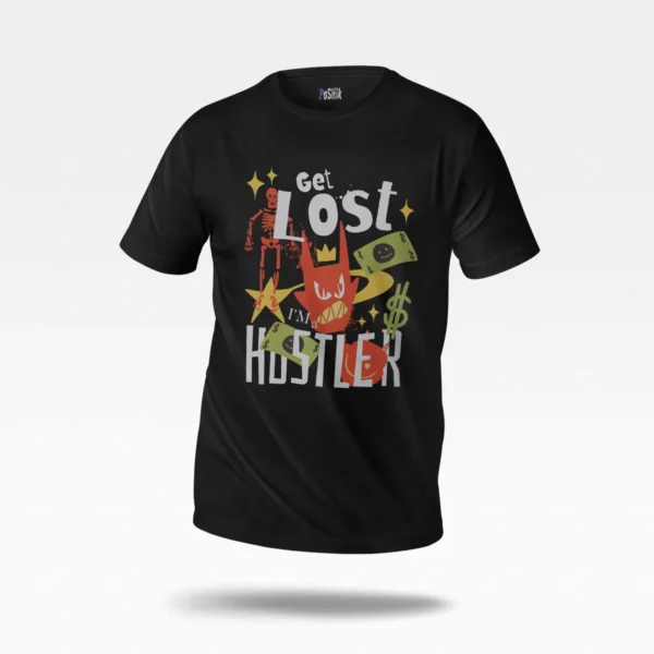 تیشرت استریت‌ویر طرح Get Lost Hustler