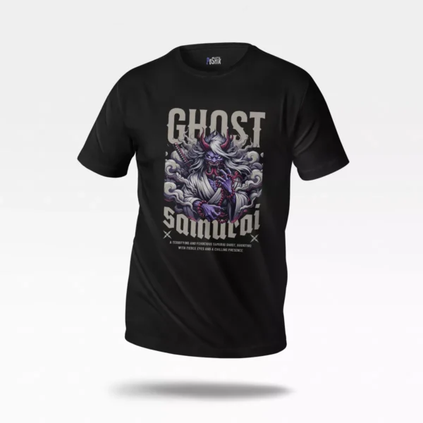تیشرت طرح Ghost Samurai دارک