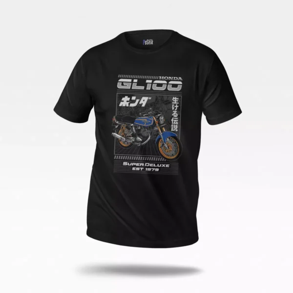تیشرت هوندا طرح موتور GL100 (Honda GL100)