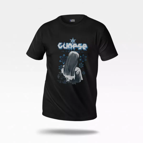 تیشرت انیمه طرح دختر سیلوئت Glimpse