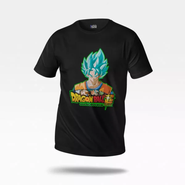تیشرت انیمه دراگون بال طرح گوکو بلو (Goku Blue)