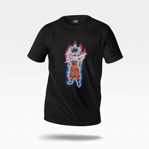 تیشرت انیمه دراگون بال طرح گوکو اولترا اینستینکت (Ultra Instinct Goku)