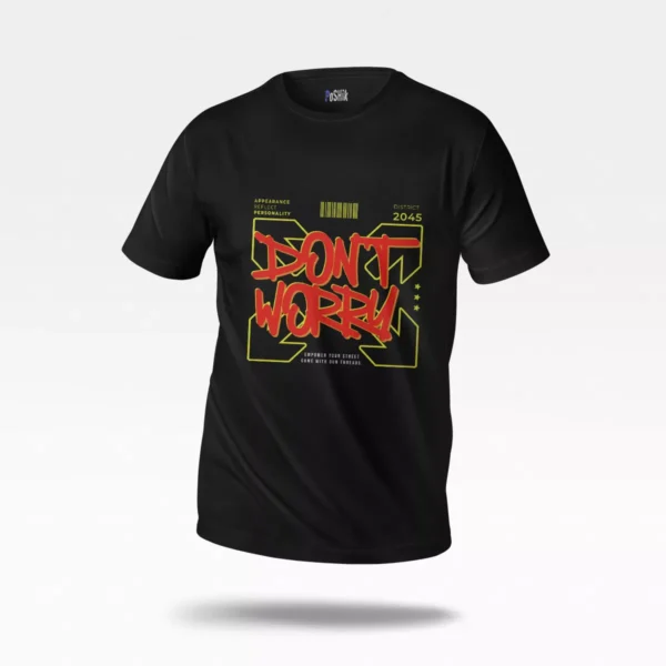 تیشرت گرافیتی طرح Don't Worry
