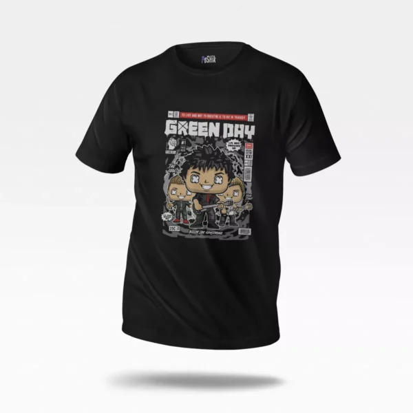 تیشرت گرین دی طرح کمیک (Green Day)
