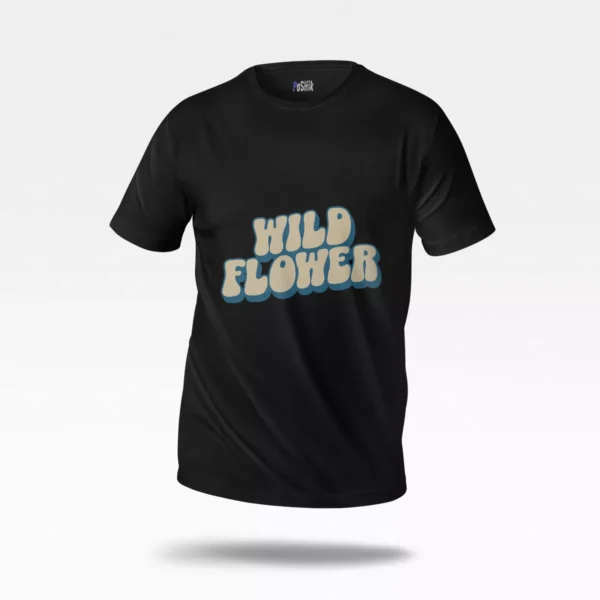 تیشرت نوشته Wild Flower