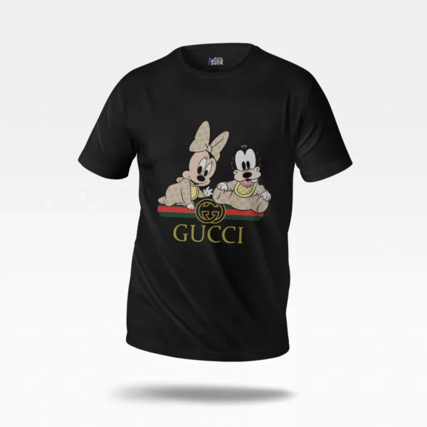 تیشرت دیزنی طرح مینی موس با خرس عروسکی گوچی (Disney, Gucci)