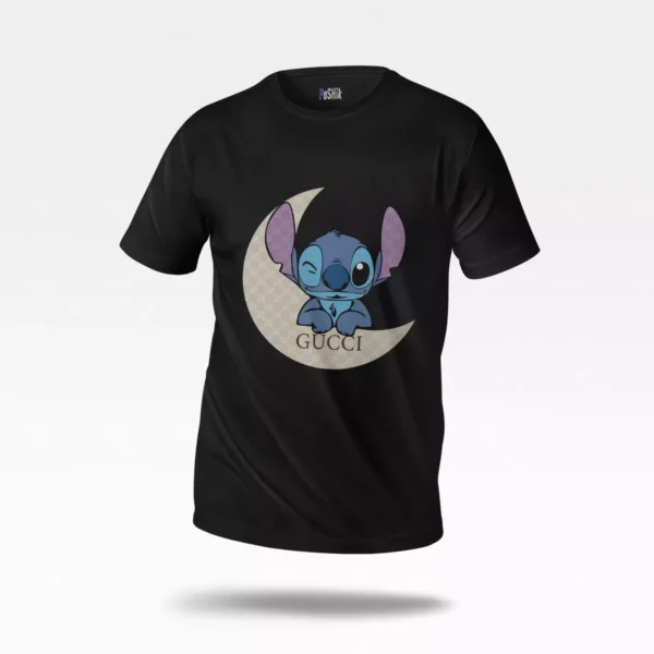 تیشرت استیچ طرح ماه گوچی (Stitch Gucci)