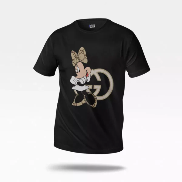 تیشرت دیزنی طرح مینی موس گوچی (Minnie Mouse x Gucci)