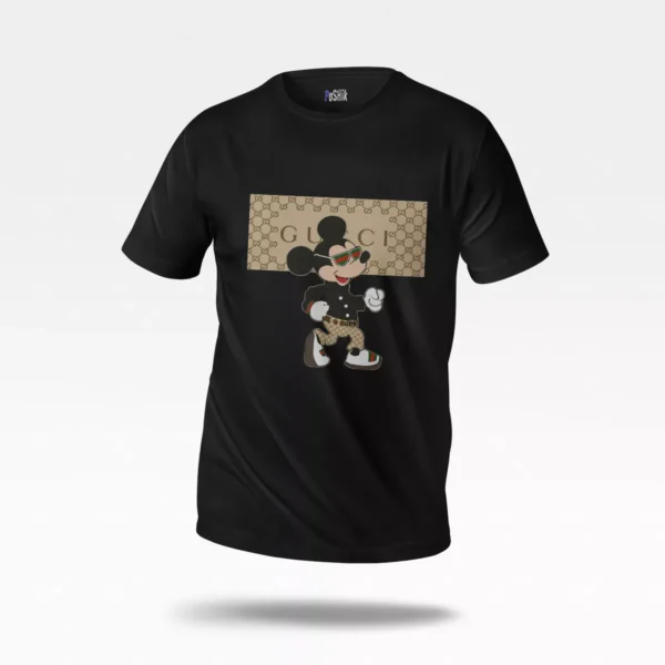 تیشرت دیزنی طرح میکی موس گوچی عینکی (Mickey Mouse x Gucci)