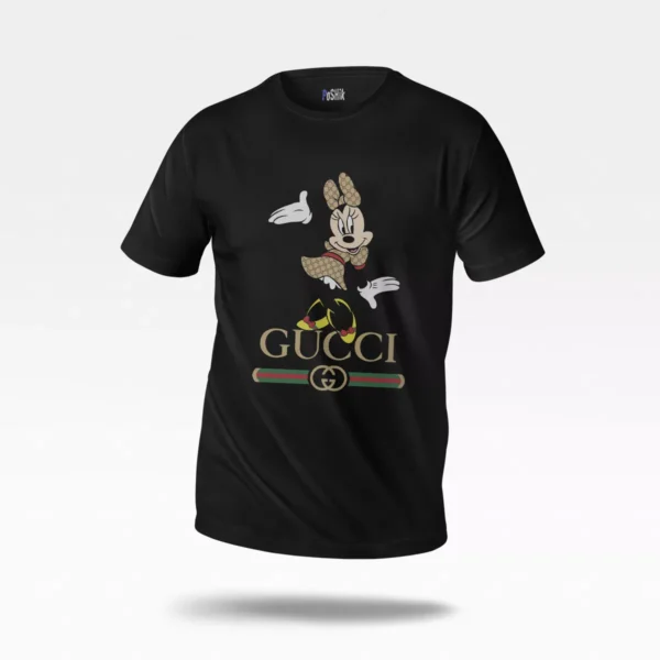 تیشرت دیزنی طرح مینی موس گوچی کفش زرد (Disney, Gucci)