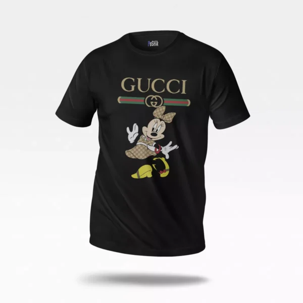 تیشرت دیزنی طرح مینی موس و گوفی گوچی (Disney, Gucci)
