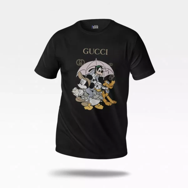 تیشرت دیزنی طرح خانواده میکی موس چتر گوچی (Disney, Gucci)