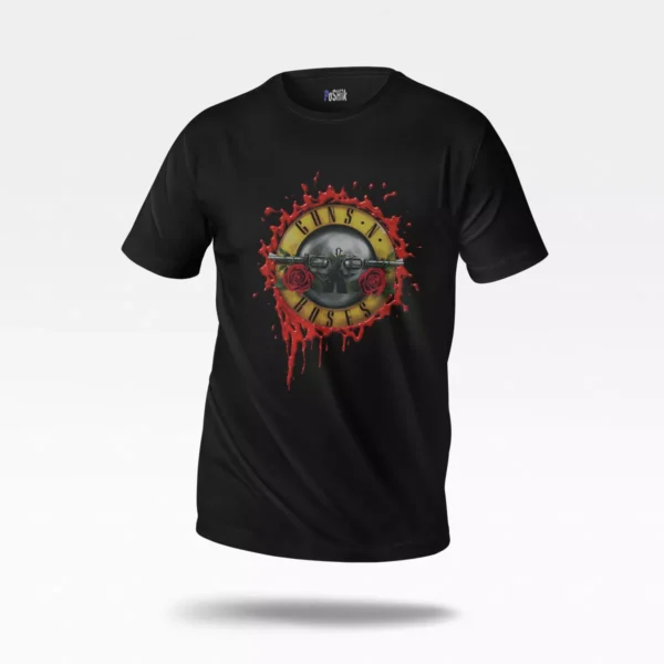 تیشرت گانزآندروزز طرح لوگو خونین (Guns N' Roses)