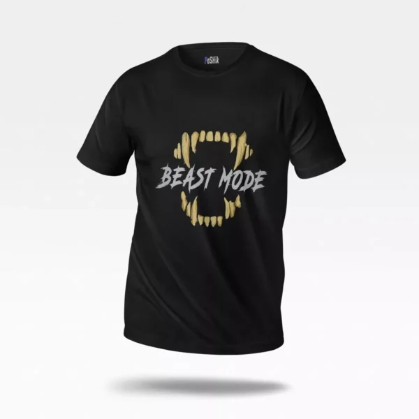 تیشرت طرح دندان Beast Mode
