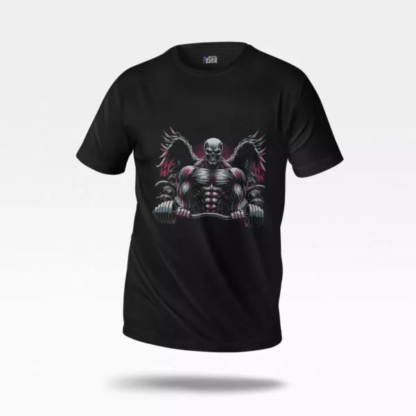 تیشرت کراسفیت طرح بال و جمجمه (Crossfit)