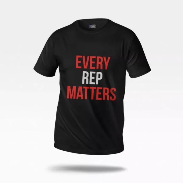 تیشرت انگیزشی طرح Every Rep Matters قرمز