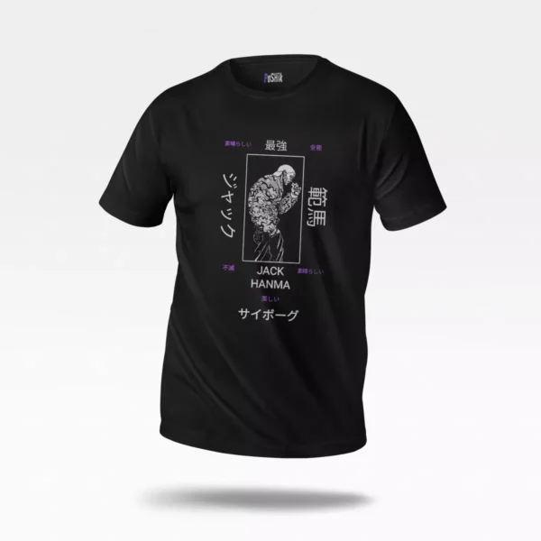 تیشرت انیمه بکی طرح جک هانما (Jack Hanma)