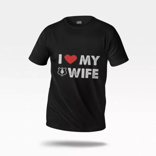 تیشرت طرح I Love My Wife