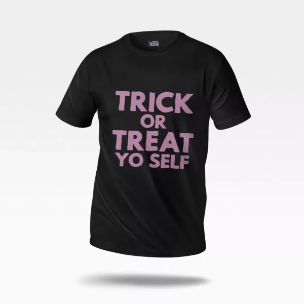تیشرت هالووین طرح Trick Or Treat Yo Self