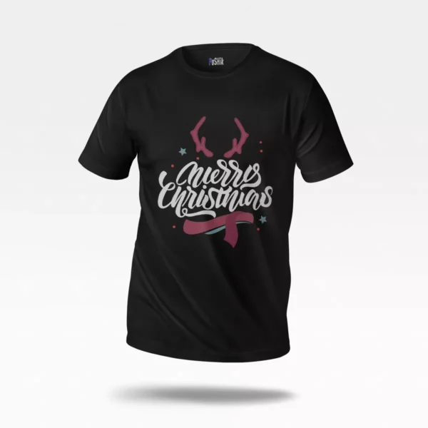 تیشرت کریسمس طرح شاخ گوزن Merry Christmas