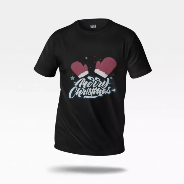 تیشرت کریسمس طرح دستکش Merry Christmas