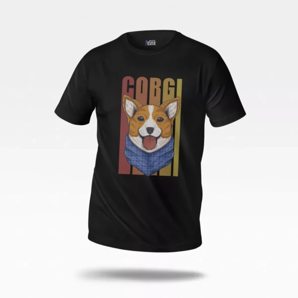 تیشرت سگ کورگی طرح Corgi